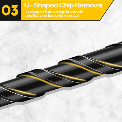 【Ugrade】 Mgtgbao5pc 10MM Masonry Drill Bits, 3/8”Concrete Drill Bit Set for Tile,Brick, Plastic and Wood,Tungsten Carbide Tip Best for Wall Mirror and Ceramic Tile