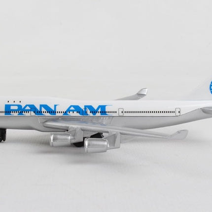 Herpa Toys Single Airplane Pan Am 747, toy model in small scale, aeroplane model, collect, play, miniature model made of plastic - suitable for 3 year olds