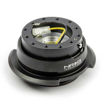 NRG Innovations SRK-280BK Quick Release Kit (Black/Black Ring)