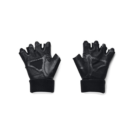 Under Armour M WEIGHTLIFTING GLOVES - Half Finger - Gloves - Black/Black/Pitch Gray - Size: LG