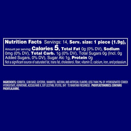 ORBIT Gum Wintermint Sugar-Free Chewing Gum, 12 Packs Bulk, 14 Pieces Each (168 Total)