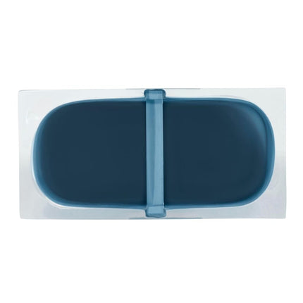 IZOD - Toothbrush Holder, Resin Countertop Accessories, Dorm Room Essentials, Modern Home Decor (Marina Collection, Blue)