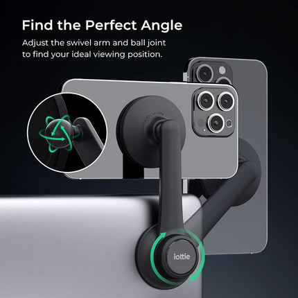 iOttie Terus MagSafe Compatible Monitor Mount for Tesla Model 3 and Model Y. Designed for MagSafe iPhones Including iPhone 12, 13, 14, and iPhone 15