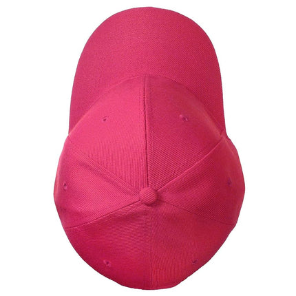 Falari Baseball Dad Cap Adjustable Size for Running Workouts and Outdoor Activities (One Size, 1pc Hot Pink)