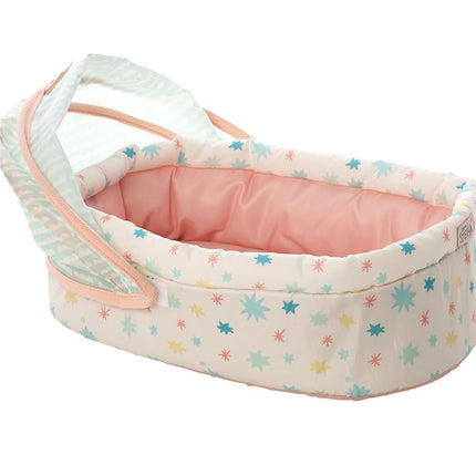 Manhattan Toy Stella Collection Soft Baby Doll Crib with Removable Canopy and Mobile for 30.48cm to 38.1cm Baby Dolls