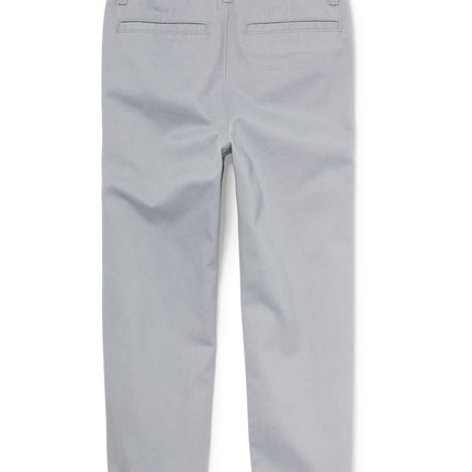 The Children's Place Boys' Stretch Chino Pants, FIN Gray, 6S