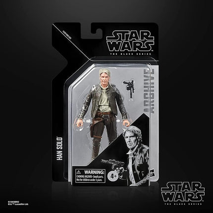Star Wars The Black Series Archive Han Solo Toy 6-Inch-Scale The Force Awakens Collectible Action Figure Toy