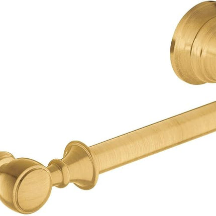 Moen YB8408BG Weymouth Pivoting Double Post Toilet Paper Holder, Brushed Gold