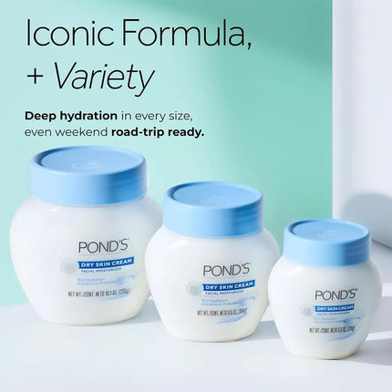 Ponds Dry Skin Cream 6.5oz Jar (2 Pack)