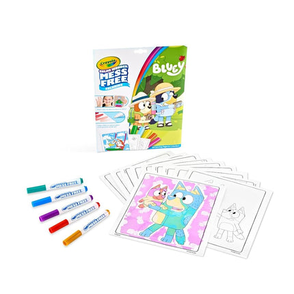 CRAYOLA Bluey Colour Wonder Colouring Set, 18 Colouring Pages, Mess Free Colouring for Toddlers, Toys & Gifts for Kids
