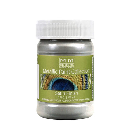 6 oz Modern Masters ME150 Silver Metallic Paint Co