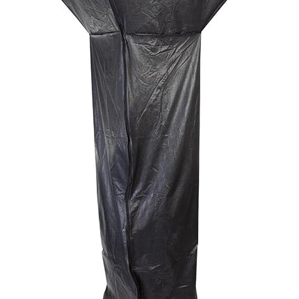 Fire Sense 61065 Gas Patio Heaters with Square Reflectors Full Length Outdoor Vinyl Cover Heavy Duty 10 Gauge Felt Lined With Zipper - Black