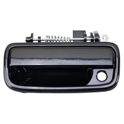 TRQ Metal Exterior Door Handle Black LH Driver Sid
