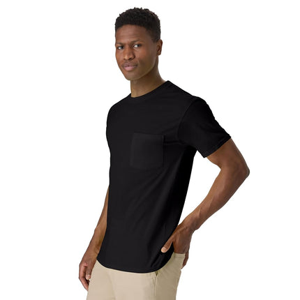 Hanes Men's Workwear Pocket T-Shirt Pack, Camiseta con Absorción de Humedad, Control de Olores, Paquete de 2, Negro, XL