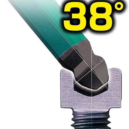 Vessel 8909BP 9-Piece Rainball Ball Head Allen Keys