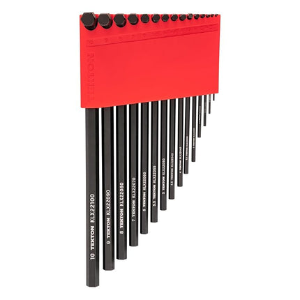 TEKTON Flat End Hex L-Key Set with Holder, 15-Piece (1.3-10 mm) | KLX91205