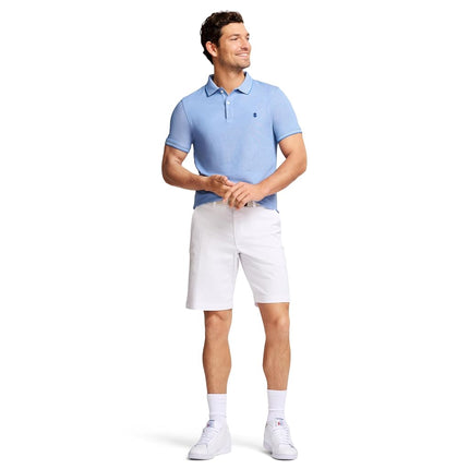 IZOD Men's Advantage Performance Short-Sleeve Polo Shirt, Bright Cobalt, XL