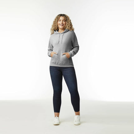 Gildan Adult Fleece Hoodie Sweatshirt, Style G18500, Multipack, Sport Grey (2-pack), M