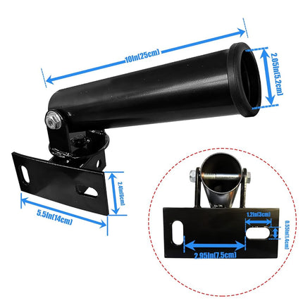 MARSAFIT Wall Mount Post Landmine Attachment for Barbell Bar with 360 Degree Rotation, T-bar Row Attachment Landmine Base, Fitness Exercise Equipment Fits 2 Inch Olympic Bars (UP)