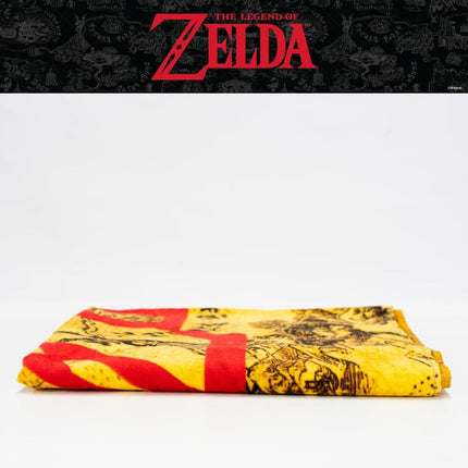 Franco Collectibles Nintendo The Legend of Zelda Gaming Super Soft Cotton Bath/Pool/Beach Towel, 60 in x 30 in, (Officially Licensed Product)
