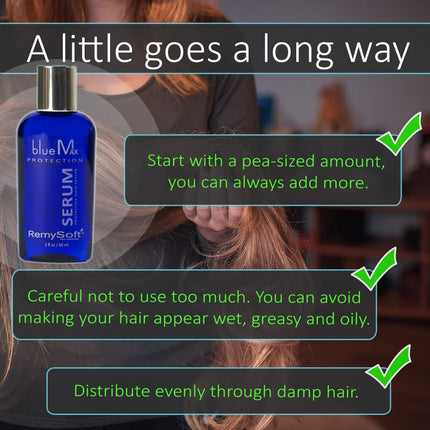 Soin protecteur RemySoft blueMax 60 ml Sans danger pour les extensions, les tissages et les perruques
