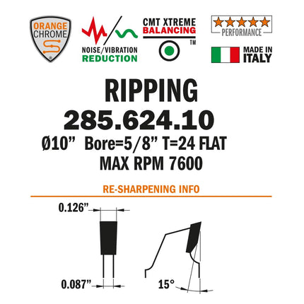 Chrome Ripping Saw Blade