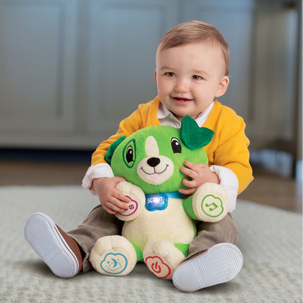 LeapFrog My Pal Scout, Plush Pre School Learning Toy with Personalisation, Songs, Learning Puppy with Phrases and Lullabies, Suitable for 6 Months and 1, 2, 3 Year Old Boys and Girls
