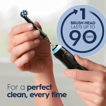 Oral-B Smart 5000 Electric Toothbrush, Black, Rechargeable Power Toothbrush with 1 Brush Head, Stand, and Travel Case