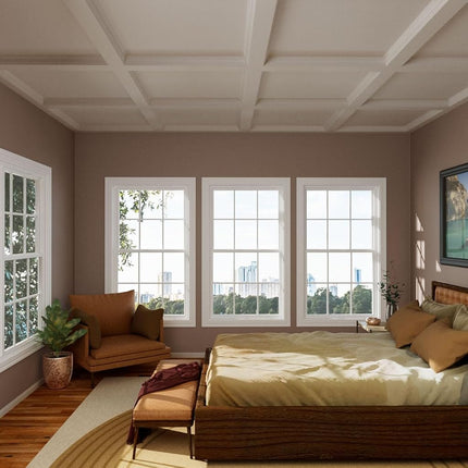 Ekena CAS04X00FE 4" H x 3/4" P x 96" L Felix Window & Door Casing, Primed