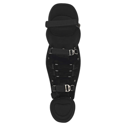 Champion Sports LG83BK Single Knee Shinguard, Pack of Two, Black, 13"