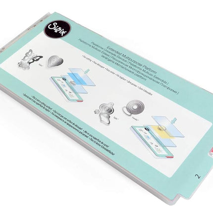 Sizzix Accessory Multipurpose Platform Extended - Adjustable Hinged Tabs & Big Shot Compatible, Versatile Support