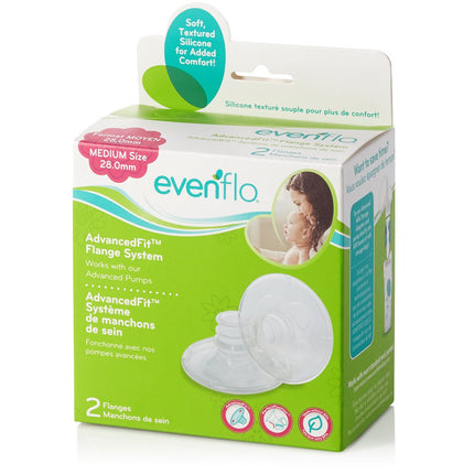 Evenflo Feeding 2 Piece AdvancedFit Flange System, Medium