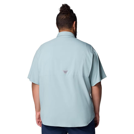 Columbia Men's Tamiami 2 Short Sleeve Shirt, Short Sleeve Shirt, Crushed Blue, XS