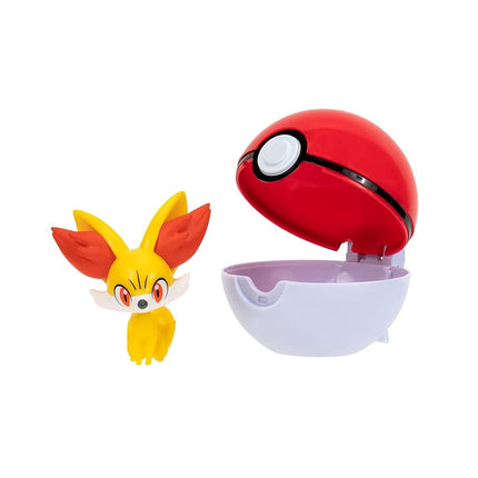 Pokémon Clip ‘N’ Go Fennekin Includes 2-Inch Battle Figure and Poké Ball Accessory