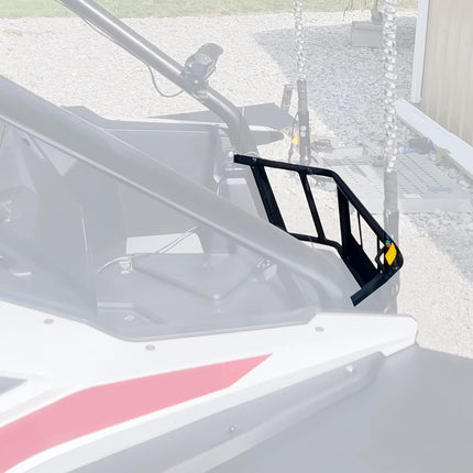 ECOTRIC Rack de rangement pour benne compatible avec Honda Talon 1000R 2019-2024, Talon 1000X, Talon 1000 X-4, extension de benne arrière en acier robuste