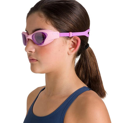 ARENA The One Junior Kids Swimming Goggles, Standard Pool Goggles with Wide Lenses, with Anti-Fog Treatment and UV Protection, Self-Adjusting Nose Bridge, Orbit-Proof Gaskets