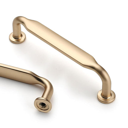 Asidrama 10 Pack 3 Inch(76mm) Brushed Brass Kitche