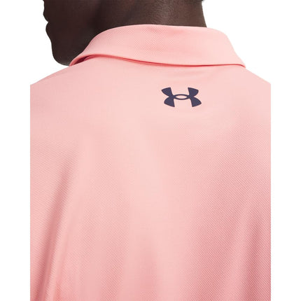 Under Armour Men's Matchplay Polo Shirt, Pink, XL