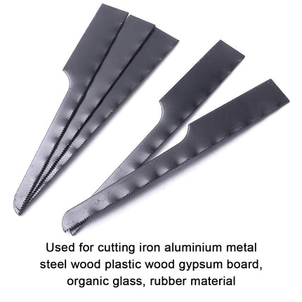 ATOPLEE 5pcs 18T Reciprocating Air Saw Blades, Bi-Metal Hacksaw Blades Power Cutting Tool Air Body Saw Hacksaw Blades Tools