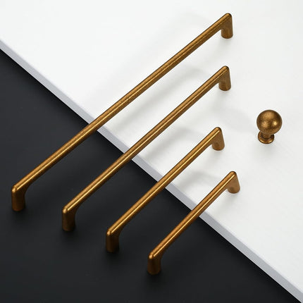 Asidrama 6 Pack 11.3 Inch(288mm) Antique Brass Cabinet Pulls Cabinet Handles Cupboard Handles Kitchen Cabinet Hardware for Cupboard Drawer Pulls