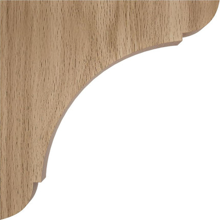 Ekena BKTW01X06X06OLRO 1 3/4-Inch Width x 6-Inch Depth x 6-Inch Height Small Olympic Wood Bracket - Red Oak