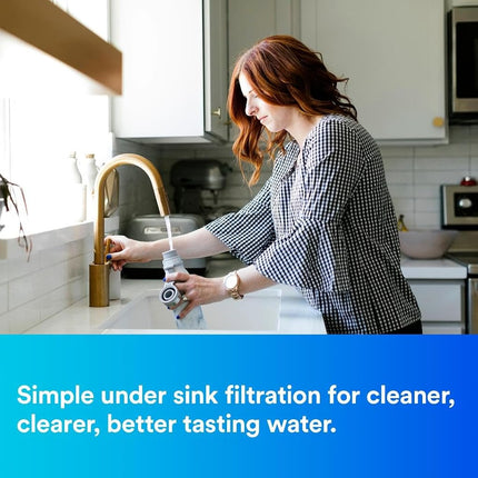 Filtrete Maximum Under Sink Water Filtration System, Easy to Install, Reduces 99% Lead + Much More (3US-MAX-S01)