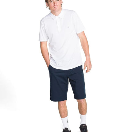 Volcom Men's Vmonty Stretch Chino Short, Dark Navy 1, 36