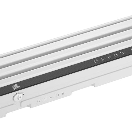 Corsair MP600 ELITE 1TB M.2 PCIe Gen4 x4 NVMe SSD – Optimised for PS5 – Included Heatsink – M.2 2280 – Up to 7,000MB/sec Sequential Read – High-Density 3D TLC NAND – White
