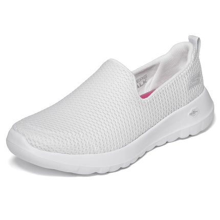 Skechers Women's Go Walk Joy Trainers, White Texti