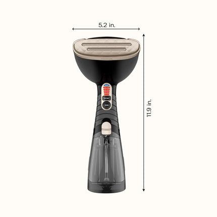Conair Handheld Garment Steamer for Clothes, Turbo ExtremeSteam 1875W, Portable Handheld Design, Strong Penetrating Steam - Amazon Exclusive in Black