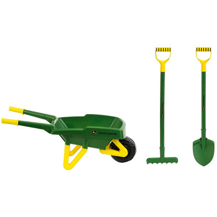John Deere Kids Wheelbarrow Set, 78 cm Length