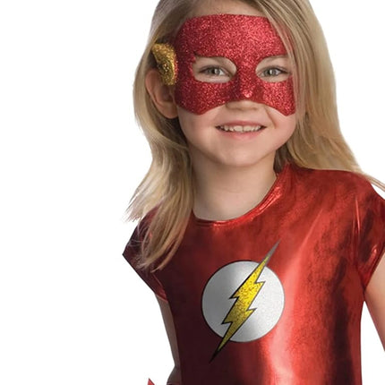 Rubie'S Costume Co Disfraz de Flash con tutú para niña de la Liga de la Justicia - Mediano