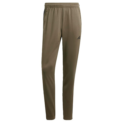 Adidas Mens Train Essentials 3-Stripes Pants, Oliv