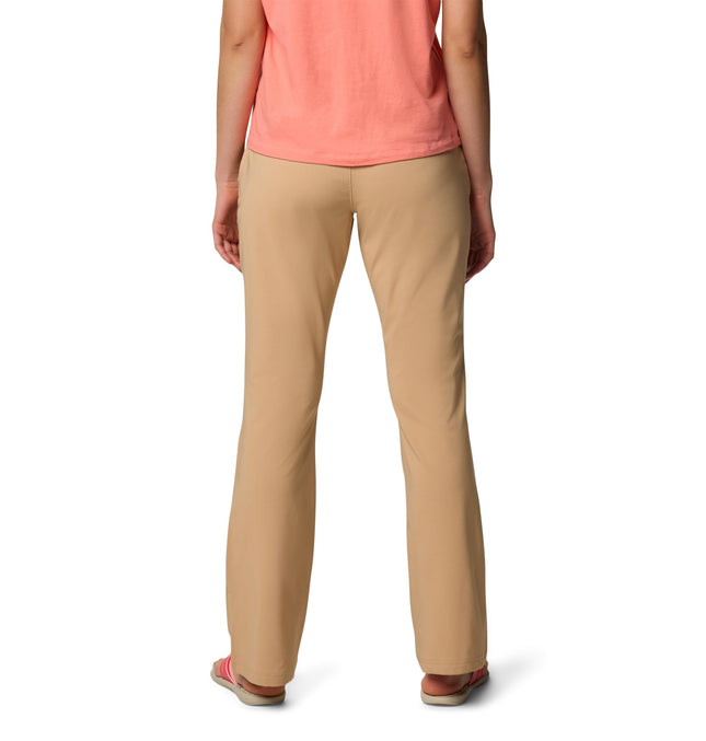 Pantalon bootcut Columbia Anytime II pour femme, couleur Canoe, taille L, coupe courte